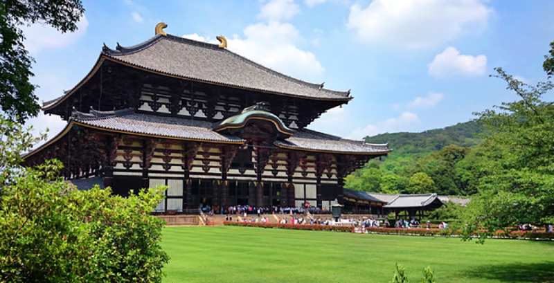 11- تودای جی Tōdai-ji قدیمی ترین معبد چوبی ژاپن